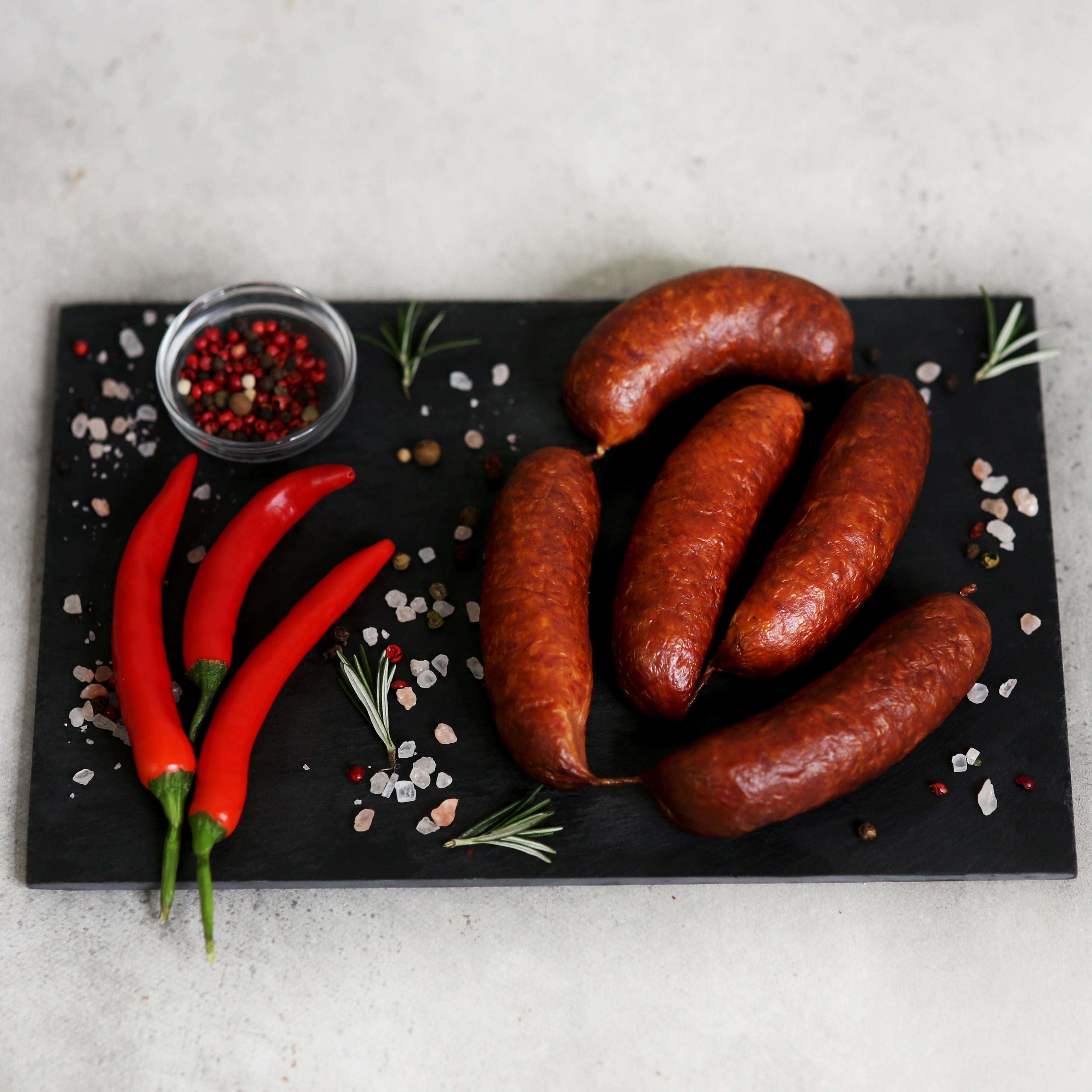 Šaltai rūkytos dešrelės 1kg.