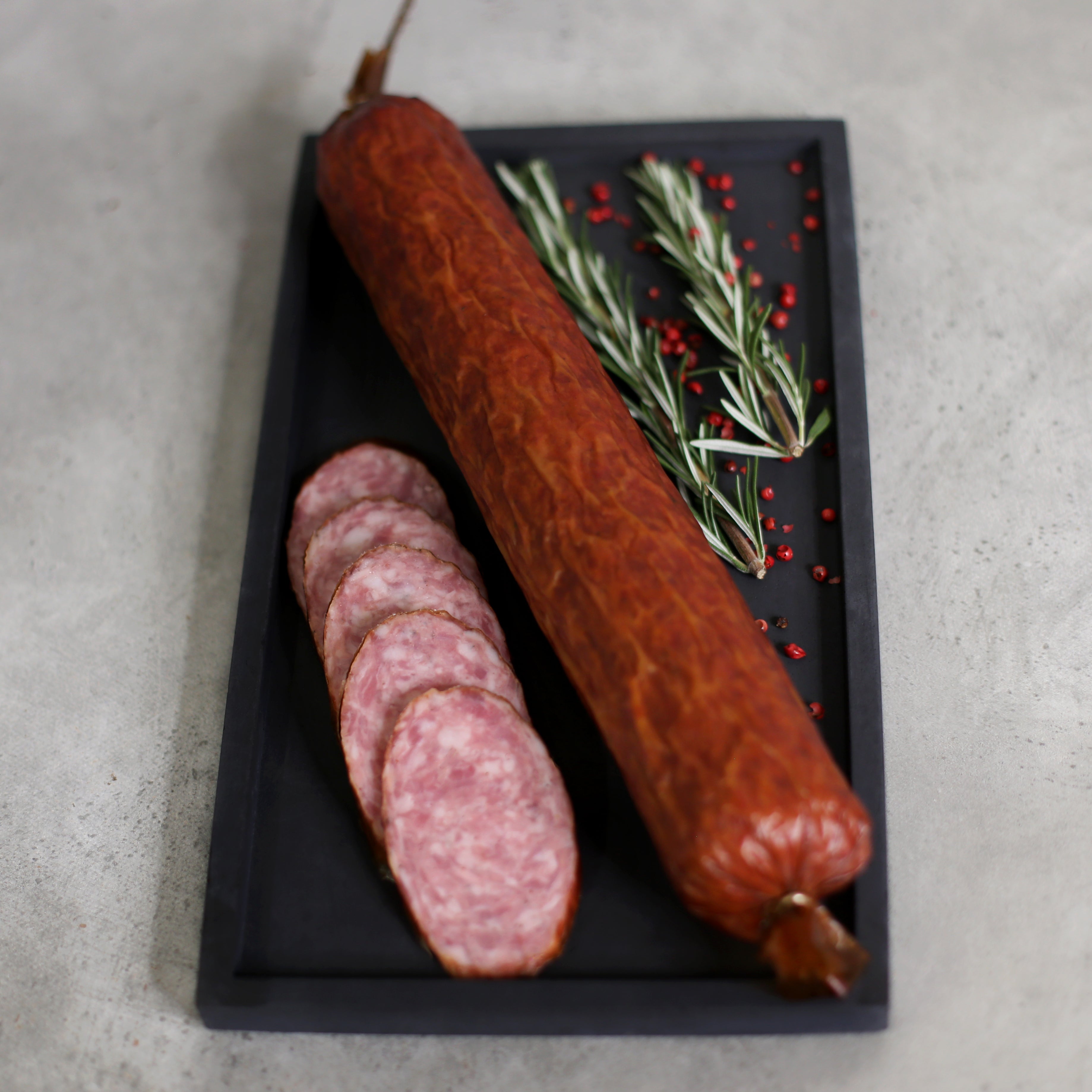 PAŠILIO karštai rūkyta dešra 700g.